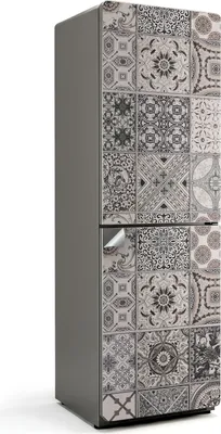Obrázek produktu pro Mozaikový vzor na dlaždicích - Samolepka na lednici - Samolepka na lednici - Samolepicí fólie na lednici - Dekorace do kuchyně - 60x190 cm