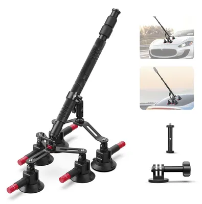 Productafbeelding van 5-in-1 Zuignap Autohouderkit voor POV-camera's
