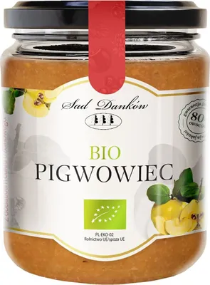 Produktbild von QUITTENKONFITÜRE 80 % MIT -ROHRZUCKER 250 g – OBSTGARTEN DANKÓW