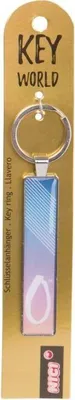 Produktbild von NICI Schlüsselanhänger Key World O (Buchstabe) aus Metall, 7x1.5x0.2 cm, hochwertiger Schlüsselring
