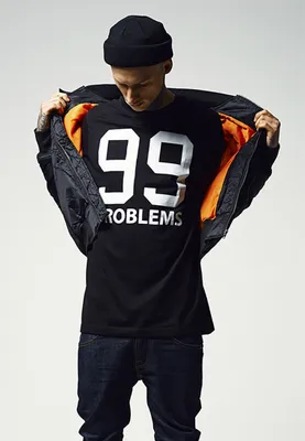 Immagine prodotto di Maglietta Mr. Tee 99 Problems nera - XS