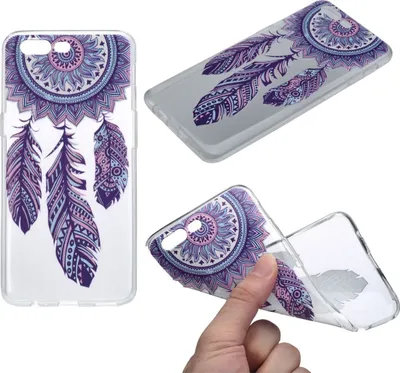 Produktbild von Henna Cover für OnePlus 5 Case Schutz Hülle Silikon Traumfänger