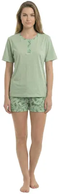 Immagine prodotto di Pigiama estivo da donna in cotone a maniche corte Kisses&Love KL40000