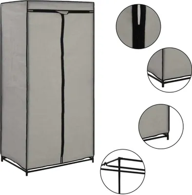 Immagine prodotto di vidaXL Armadi 2 pz. Grigio 75×50×160 cm