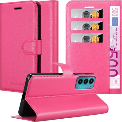 Immagine prodotto di Cadorabo custodia per Motorola EDGE 20 custodia protettiva in rosa custodia per cellulare cover chiusura magnetica