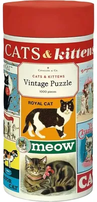 Immagine prodotto di Cavallini Papers & Co. Gatti 1000 pezzi puzzle, multicolore