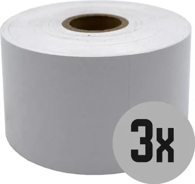 Produktbild von DULA Dymo kompatible Etiketten, S0929100, 51 mm x 89 mm, Weiß, Selbstklebend, 3 Rollen, 300 Etiketten pro Rolle