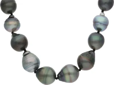 Produktbild von JuwelmaLux Perlenkette 585/000 Gold mit Tahitiperlen JL30-05-2966 45 cm