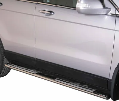 Immagine prodotto di Minigonne laterali in acciaio inox per Honda CR-V 2010-2012 argento