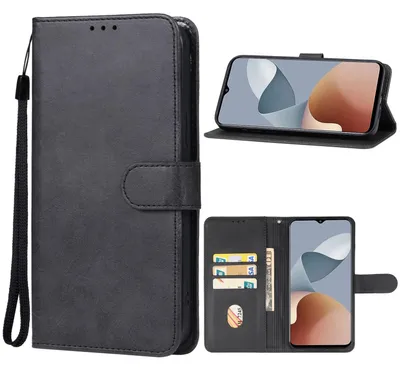 Obrázek produktu pro Pro ZTE Blade A73 4G / V50s / Axon 50 Lite Smart mobilní telefon pouzdro s poutkem černé pouzdro umělá kůže obal kryt pouzdro kniha