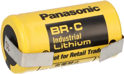 Zdjęcie produktu dla PANASONIC BR C Lithium 3.0 Volt C 5000mAh Baby U solder tag