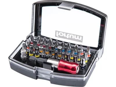 Produktbild von Kito Spitzen 4743500 Spitzensatz 32-tlg., 1/4" S2, FORTUM-KITO, Spitzensatz 32-tlg., 1/4" S2, FORTUM-KITO, S2