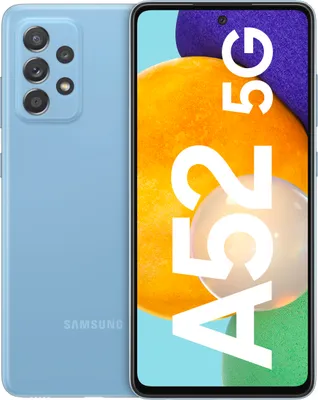 Produktbild von Samsung Galaxy A52 5G 256 GB Dual-Sim Awesome Blue Neu
