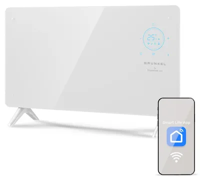 Obrázok produktu pre Infračervený ohrievač Digitálny - Výkon 2000 Watt - Ovládanie cez Wi-Fi - Na vnútorné použitie
