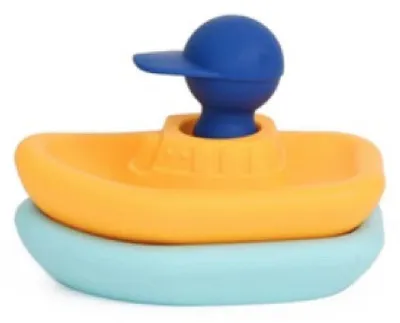 Immagine prodotto di Petikids Set barche capitano gialle blu