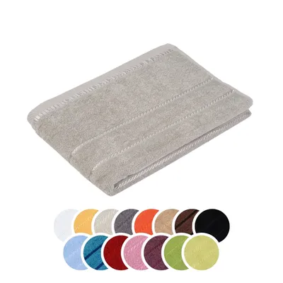 Produktbild von liebling Duschtuch, 100% Baumwolle, Serie Potsdam, 70 x 140 cm, 60 Grad waschbar, trocknergeeignet, Farbe: taupe