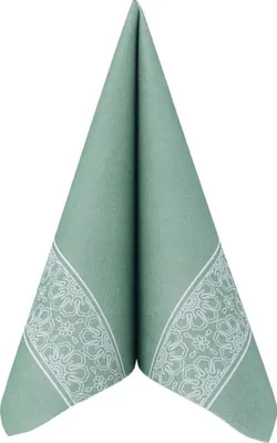 Produktbild von Airlaid Serviette Scarlett in Eukalyptus, 40 x 40 cm, 50 Stück - APARTina - Ornamente