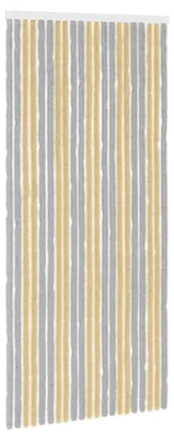 Obrázok produktu pre vidaXL Sieť proti hmyzu Chenille, sivá a béžová, 90 x 200 cm