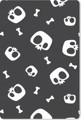 Produktbild von MuchoWow® Mauspad Mousepad Muster - Schädel - Skelett - Knochen - Junge - Kinder - Kinder 40x60 cm - Mousepads - Maus Mat - Pad - Mausunterlage - Schreibtisch Accesoire