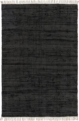 Image de Tapis Interiyou en matériau recyclé Toledo Noir 70 x 120 cm