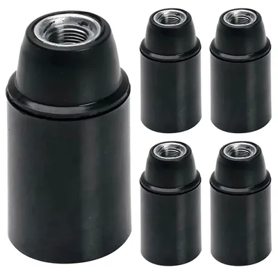 Productafbeelding van VITO Lamphouder E14 - Zwart - E14 fitting - 5 stuks