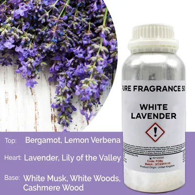 Imagen del producto de Aceite esencial de geranio con lavanda blanca - 500 ml