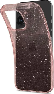 Image de Spigen iPhone 15 Pro Max Liquid Cyrstal Shell Glitter - Rose Quartz
