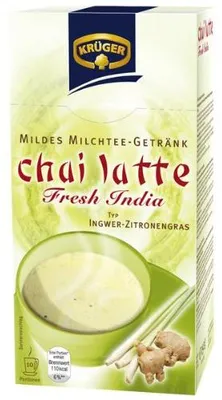 Obrázek produktu pro Krüger Chai Latte Ginger Lemongrass Fresh India Mild 250g