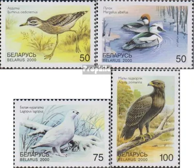 Produktbild von Briefmarken Weißrussland 2000 Mi 363-366 (kompl.Ausg.) postfrisch Vögel