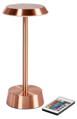Produktbild von 1 Duni LED Lampe kabellos Nour rose gold, 208760 inklusive Ladestation