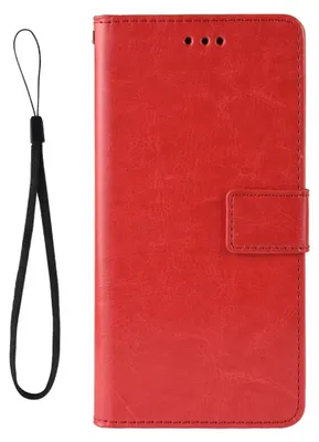 Produktbild von Mobigear Geldbörsen-Handyhülle für Xiaomi Redmi Note 7 – Klapphülle – Rot