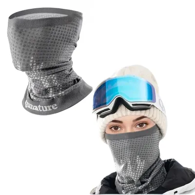 Productafbeelding van Skihelm Qunature 11230014001, sportieve bandana, universele maat - grijs