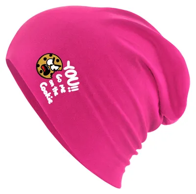 Produktbild von Huuraa Beanie You go me on the Cookie Keks Fuchsia One Size Baumwolle und Elasthan Mütze Geschenkidee