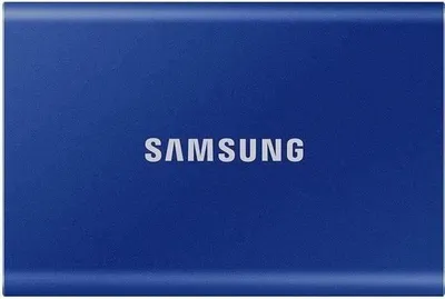 Produktbild von SAMSUNG Externe SSD T7 USB Typ C Farbe blau 2TB