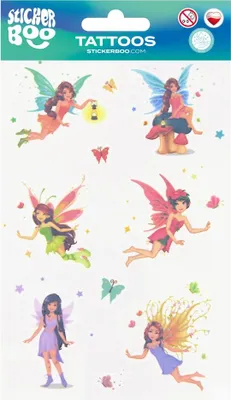 Obrázek produktu pro Vílí tetování 10x18 cm STICKER BOO 540447