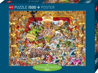 Produktbild von Heye Puzzle Opera Chaotica 1500 Teile Cartoon Klassiker