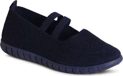 Produktbild von topschuhe24 3082 Damen Halbschuhe Sportliche Ballerina, Farbe:Blau, Größe:38 EU