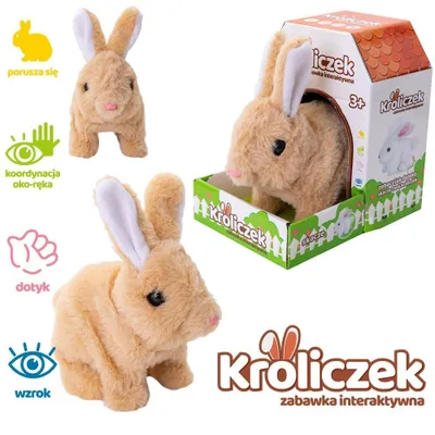 Zdjęcie produktu dla Króliczek interaktywny na baterie brązowy