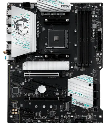 Produktbild von MSI B550 GAMING WIFI, AMD, Sockel AM4, AMD Ryzen 3000 Series, AMD Ryzen 5000 Series, AMD Ryzen 7000 Series, DDR4-SDRAM, 128 GB, DIMM