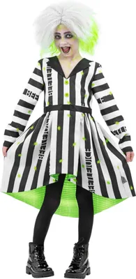 Produktbild von Beetlejuice Kostümkleid für Mädchen Kindergröße: 134-140