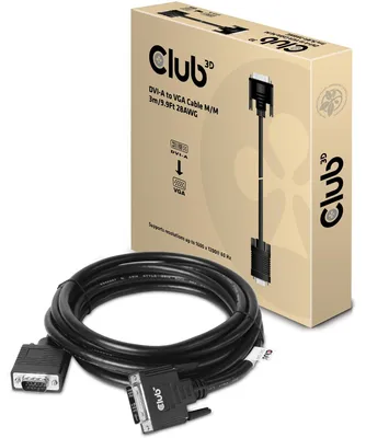 Produktbild von Club3D Kabel DVI > VGA 3m St/St