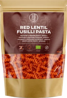 Obrázok produktu pre Cestoviny z červenej šošovice, špirály, 250 g