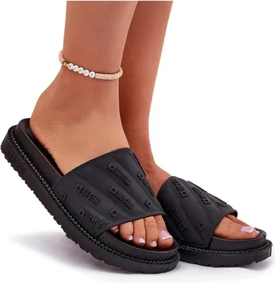 Produktbild von Damen Sandalen Mit Plateau Big Star RR274A540 Schwarz 41