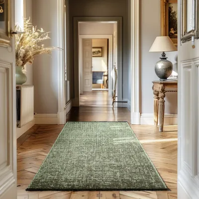 Obrázok produktu pre Carpetsale24 Bavlnený koberec Chenille, prateľný, v štýle boho, protišmykový, mäkký koberec do obývačky a spálne, rozmery: 80 x 150 cm