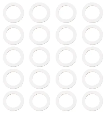 Obrázok produktu pre 20 kusov tesnení pre vykurovacie systémy kotlov, rozmery 23,9 x 17,2 x 1,5 mm