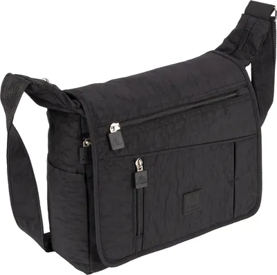 Produktbild von Damen Tasche Schultertasche Umhängetasche Crossover Bag Shopper (9066) SCHWARZ