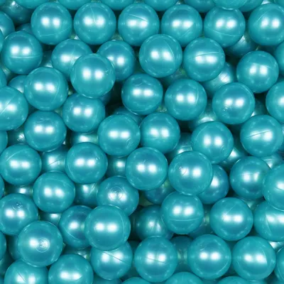 Produktbild von Bälle für Bällebad 7cm 500 Stück – metallisches Türkis