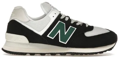 Produktbild von New Balance 574 Black White Marsh Green - EU 43