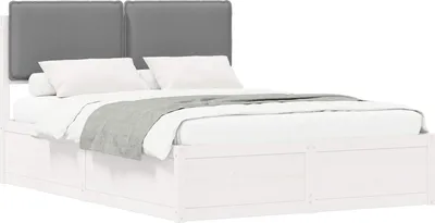 Obrázok produktu pre Rám postele s čalúneným čelom Svetlosivá 140 x 190 cm
