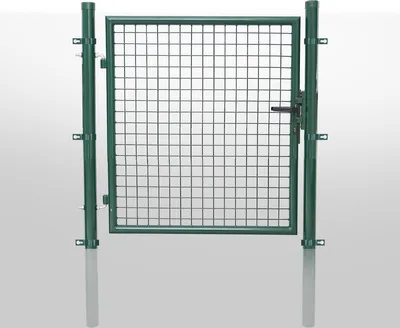 Obrázok produktu pre TolleTour záhradná brána záhradné dvere z pozinkovanej ocele uzamykateľné 100x 100 cm , zelená